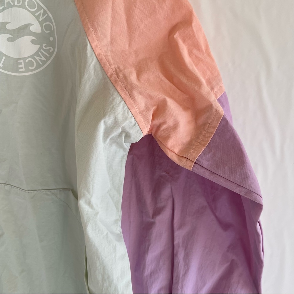 Billabong Pastel Color Block Windbreaker Size S - Picture 11 of 12
